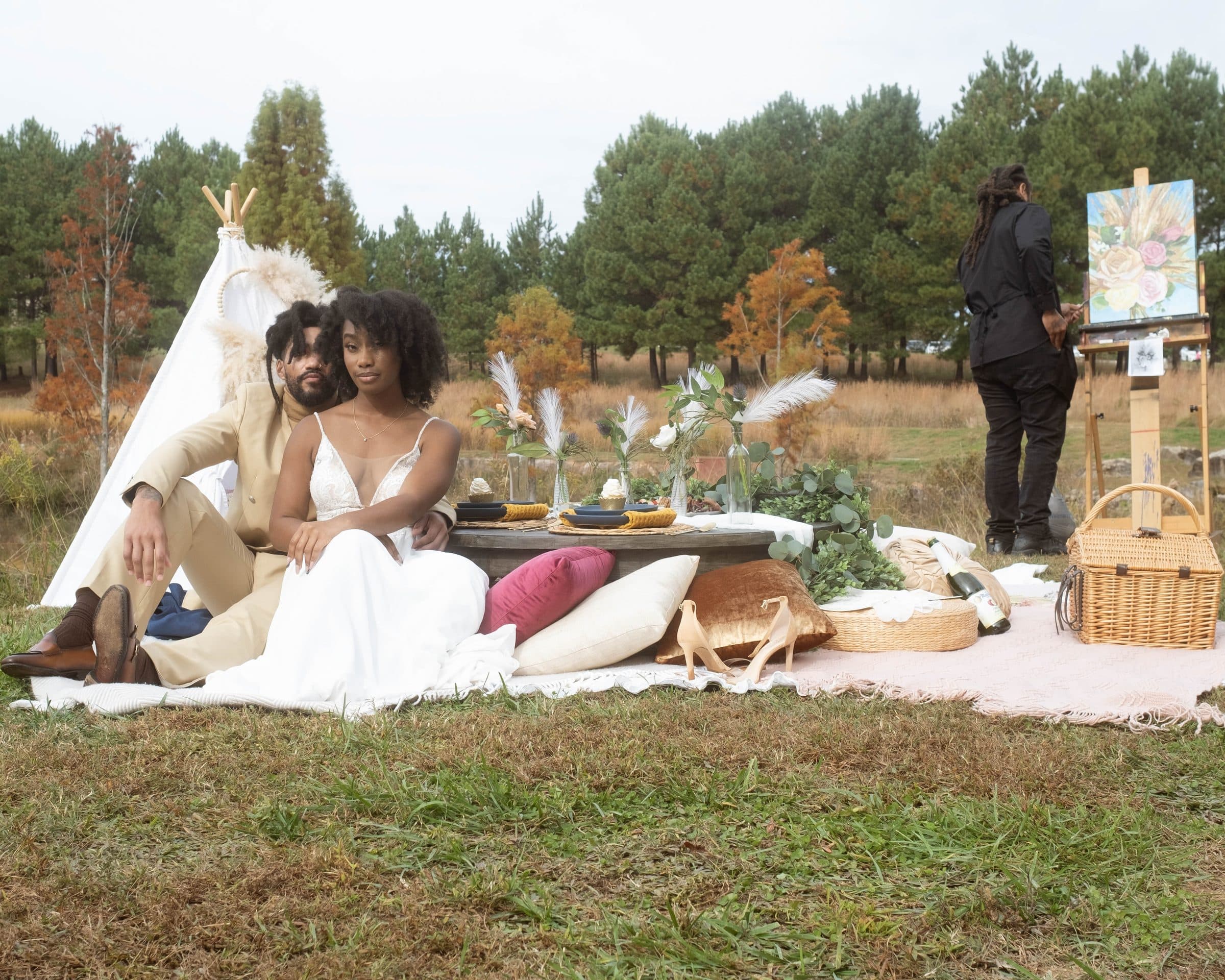 Intimate wedding photograph by John Kornegay