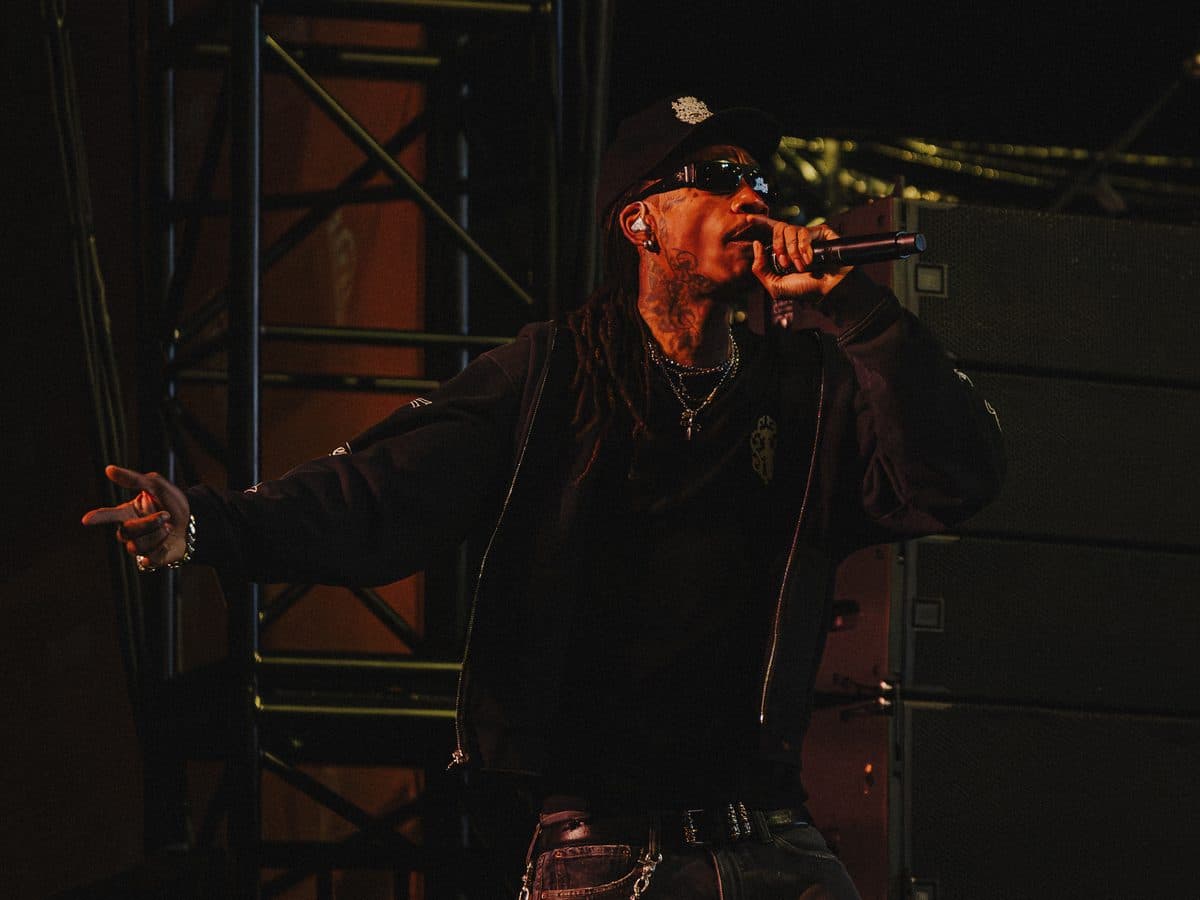 Performer on stage at a concert